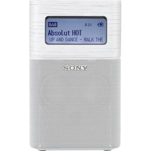 Sony XDR-V1BTD - Draagbare DAB+ radio met Bluetooth en wekker - Wit