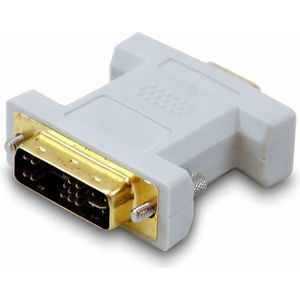 Equip DVI adapter DVI-A (24+5) -> VGA D-SUB15 St/Bu beige plastic zak