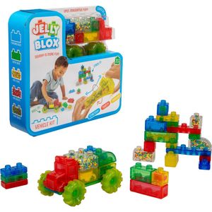 Goliath Jelly Blox Auto - Constructiespeelgoed - Zachte Bouwblokken - Pijnvrij Spelen - Vanaf 2 jaar - BPA vrij