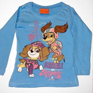 Paw patrol longsleeve blauw-Maat 104