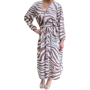 Jurk, zebraprint, one size