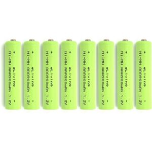 8 Oplaadbare AAA batterijen 900mAh 1.2V NiMH