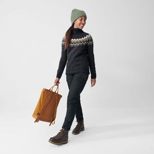 Fjallraven Övik Knit Roller Neck W Dames Outdoortrui - Maat L