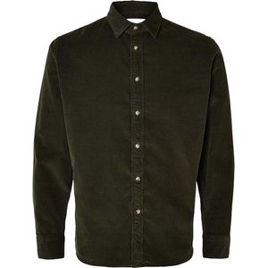 Geselecteerde Overhemden Slhregowen-Koord Overhemd Ls Noos - Streetwear - Volwassen