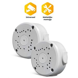 Teceye- Kabel montage doos - Aluminium - Universeel - Camera montagedoos - Junction box - Stof en waterbestendig
