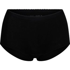 RJ Bodywear Everyday dames Middelburg short (2-pack) - zwart - Maat: L