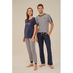 Feyza - Bijpassende Pyjamas Voor Koppels, Heren - S