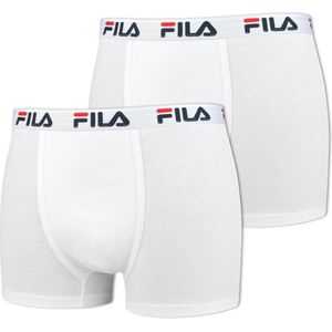 Fila - Man Boxer Elastic Band 2-pack - Wit - Heren - maat  XL
