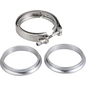 V-Band Kit met Flenzen & RVS Klem voor Uitlaat Turbos Wastegates - Tanice - Hoge Kwaliteit