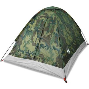 vidaXL - Koepeltent - 2-persoons - waterdicht - camouflage