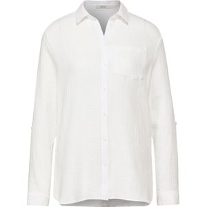 CECIL TOS Musselin Blouse Dames Blouse - vanilla white - Maat M