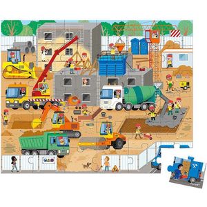 Janod Puzzel - Op de Bouwplaats