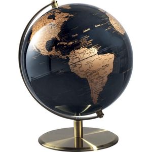 Mascagni - Wereldbol / Globe, diameter 25 cm, koper/zwart - 20Z 01149