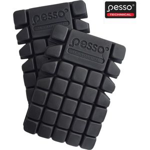 Pesso - Kniekussens Werkbroek - Kniebeschermers - One Size - zwart