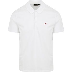 Wit katoenen poloshirt