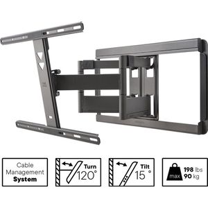 WM5660 Dynamic TV-beugel draaibaar - kantelbaar - 42-100 inch - VESA 600