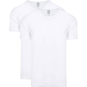 Alan Red Copenhagen T-shirt O-Hals Wit 2-Pack - Maat XL - Heren - Basic T-shirts