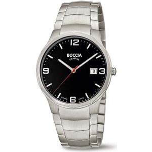 Boccia Titanium 3656-02 Heren Horloge 38mm