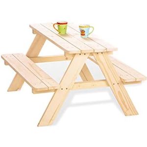 Lexium Kinder Picknicktafel - Kinderpicknicktafel - Kinder Tuinset - Picknicktafel - Tuinset Kinderen - Picknicktafel Kinderen