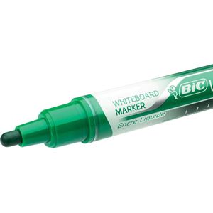 Bic Whiteboardmarker Liquid Ink Tank groen 12 stuks