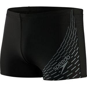 Speedo Medley Logo Aquashort Zwart/Grijs Heren Sportzwembroek - Maat 7