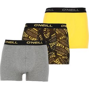 O'Neill - Boxershorts - Maat L - 3 Pack - Met 1x Logo en 2x Neutraal - 2023 Model - 95% Katoen - Herenboxershorts