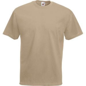 Fruit Of The Loom Heren Valueweight T-shirt met korte mouwen (Khaki)