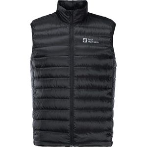 Jack Wolfskin Pack & Go Down Vest M 1207011-6000, Mannen, Zwart, Mouwloos, maat: XL