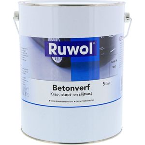Ruwol Betonverf Grijs (RAL 7040) 5 liter
