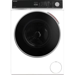 Sharp-ESNFL814CWDABX-wasmachine-energie label A-20%-8kg-1400RPM-10 jaar motorgarantie