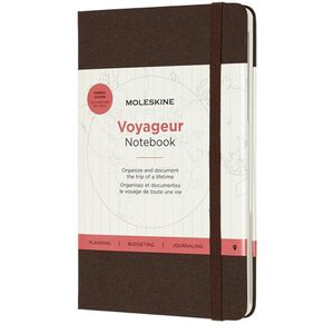 Moleskine Voyageur Travellers Notitieboek - Coffee Brown