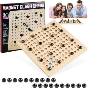 Solacis Magnetisch schaakspel - Magnetisch schaakbord - Reis schaakspel - Schaken - Schaakspel - Must have!