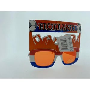 Nederlandse vlag bril met oranje glazen