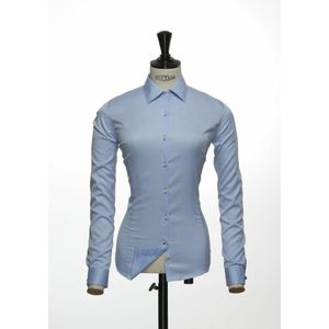 Blouse dames - J. Harvest & Frost Black Bow -Strijkvrij.nl - Skyblue