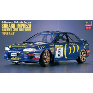 1:24 Hasegawa 51151 Subaru Impreza 1995 Monte Carlo Rally - Super Detail Kit Plastic Modelbouwpakket
