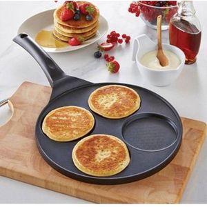 Cheffinger Crêpemaker pancake - Ø 26 cm - geschikt voor inductie - koudgreep - zwart