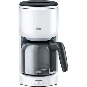 Braun KF 3120 WH PurEase - Filterkoffiezetapparaat - Wit - Zwart