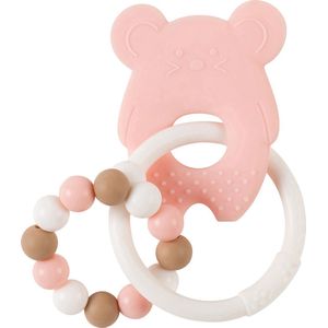 Nattou Muis Silicone - Bijtring - Roze - BPA Vrij