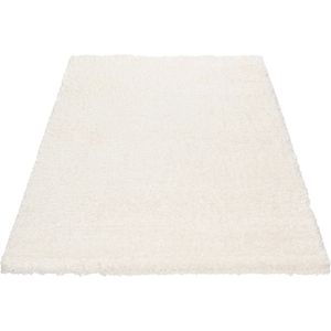 SEHRAZAT Vloerkleed, Home affaire Hoogpolig vloerkleed Shaggy 30 geweven, woonkamer, beige, 120X170