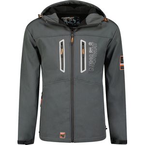 Geographical Norway Softshell Jas Heren Trevar Donkergrijs - XXL