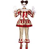 Fiestas Guirca - Striped Killer Clown dames (maat M)