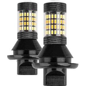 AMiO PY21W BAU15s 1156 DRL met Knipperlicht Functie 2in1 Lamp - Dagrijverlichting en Richtingaanwijzer 12V (set)