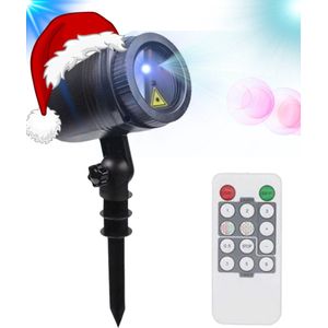 LED laser licht projector | 48 Motieven | Kerst verlichting | Verschillende thema's | Voor buiten & binnen Laser projector - 16 figuren! - Kerst - Kerstmis  - Laserreflector - Xmas - Christmas -  Tijdschakelaar - Kerstmis - Buiten - Binnen - Thema