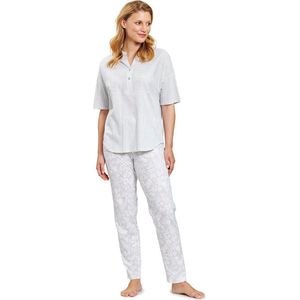 Rösch Flower Stripes Pyjama 1203008 GRIS - maat 48