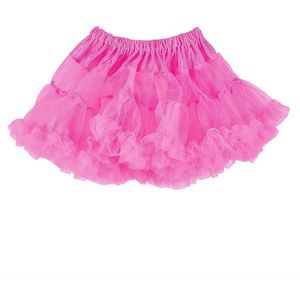 Widmann - Fluff Tutu, Neon Roze - Roze - One Size - Carnavalskleding - Verkleedkleding
