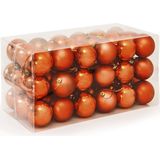 DBA Kerstballen 54 Stuks - Koper - diameter 6cm