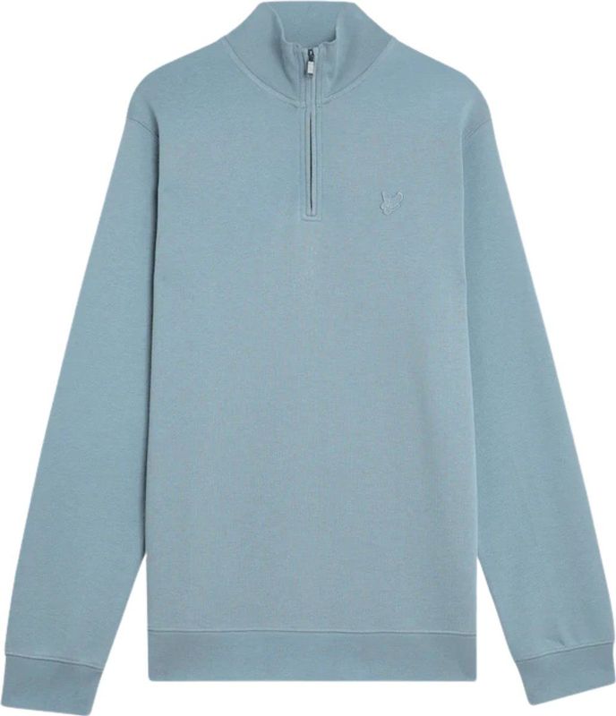 Lyle & Scott - Trui Lichtblauw Lyle&scott Superfine Quarter Zip Sweaters Lichtblauw Ml2258ton