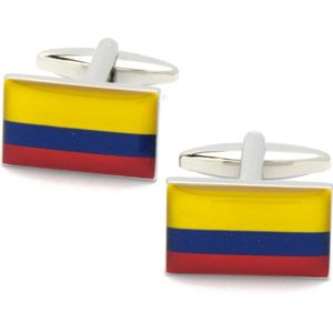 Manchetknopen - Colombiaanse Vlag Colombia