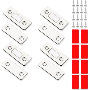 4 Stuks Ultradunne Magnetische Deur- en Kastsluitingen