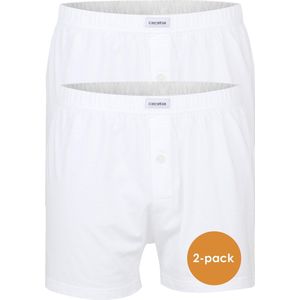 Ceceba heren boxershorts wijd (2-pack) - wit - Maat: 6XL